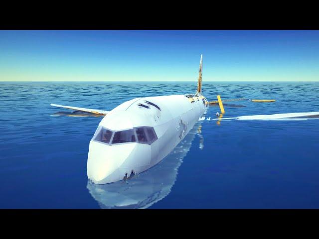 Realistic Fictional Airplane Crashes and Emergency Landings #14 | Besiege