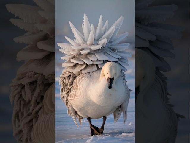 The Unlikely Rescue: An Eagle and a White Goose in Need #animalrescue #polarrescue #goose
