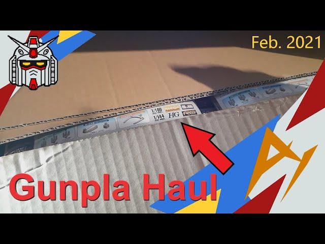 Gunpla haul Feb. 2021 Unboxing