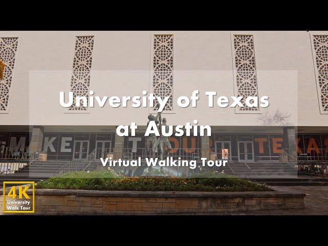 University of Texas at Austin [Part 1] - Virtual Walking Tour [4k 60fps]