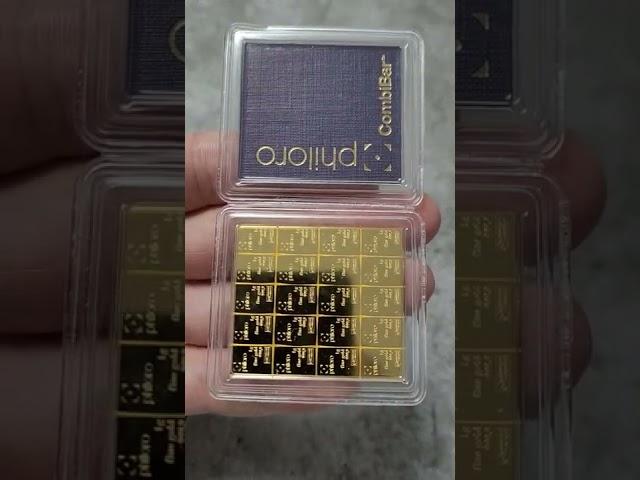Gold kaufen bei Edelmetallhaus Krone GmbH: Goldbarren 20g Combibar Philoro 20x1g