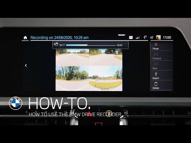 How to use the BMW Drive Recorder – BMW How-To