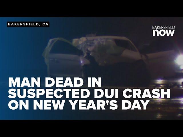 Man dead, 3 hurt in suspected DUI crash on New Year's Day in Bakersfield