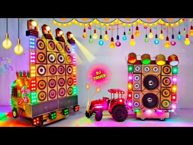 Mini Dj Truck loading At-New Home by cardboard making dj truck and light dj toy eicher dj big Dj