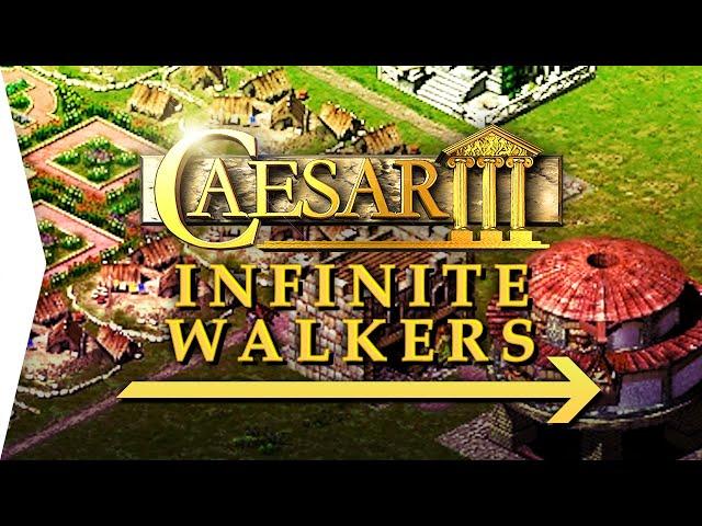 Caesar III - How to use Forced Walkers in 2 minutes (Pharaoh too!)