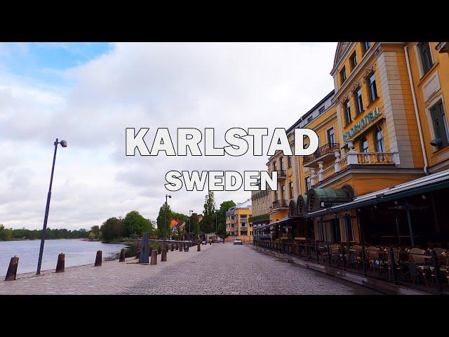 Karlstad, Sweden - Driving Tour 4K