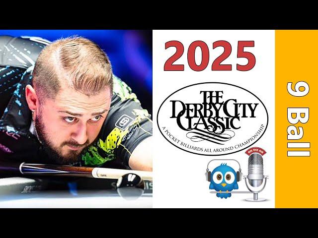 Skyler Woodward vs Scott Carlos - 9 Ball - 2025 Derby City Classic rd 2