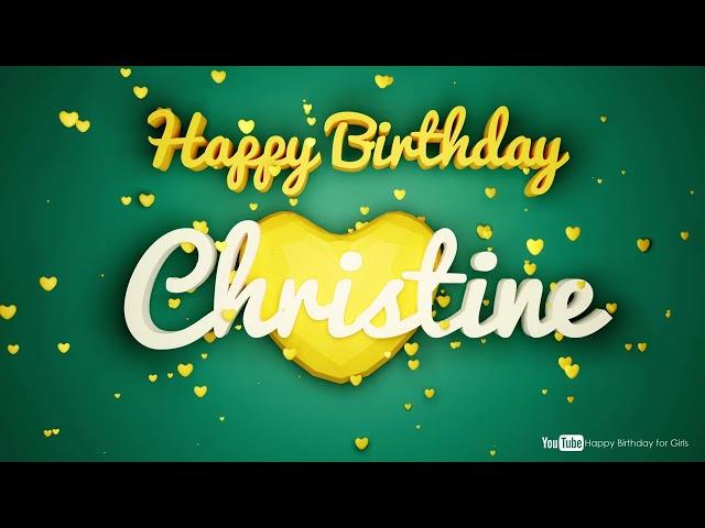 Christine #birthday #special #video #Christine #wishes Happy birthday song - Happy birthday to you