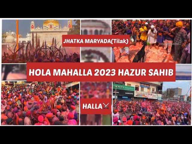 HOLA MAHALLA 2023 || HAZUR SAHIB NANDED || HALLA️ || HORSE STABLE NANDED