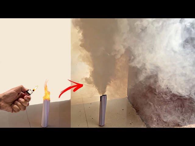 How To Make Smoke Bomb With Matchstick | Very Easy