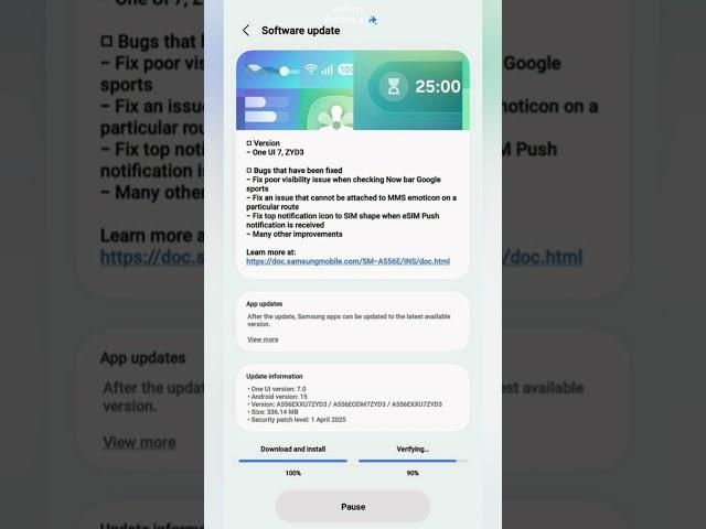 Galaxy A55 5G with One UI 7 Beta 2 Released | #adityasgalaxyai #samsung #galaxyai #galaxya55 #oneui7