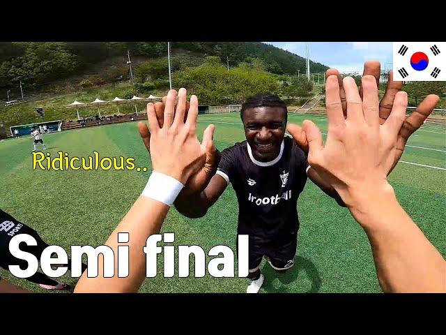 Ridiculous game.. JFootball Team Competes in Korea National Football Tournament (The semifinal) EP.3