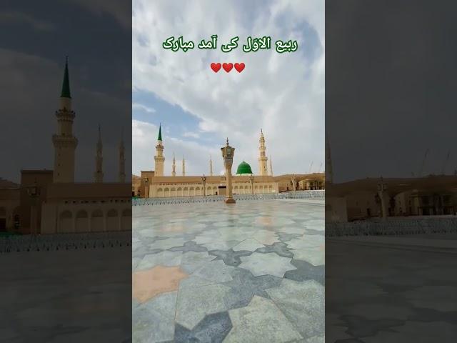 Rabi Ul Awwal Ki Amad Mubarak ️️ #rabiulawal #rabiulawwal2023 #madina #mecca #video #islamic