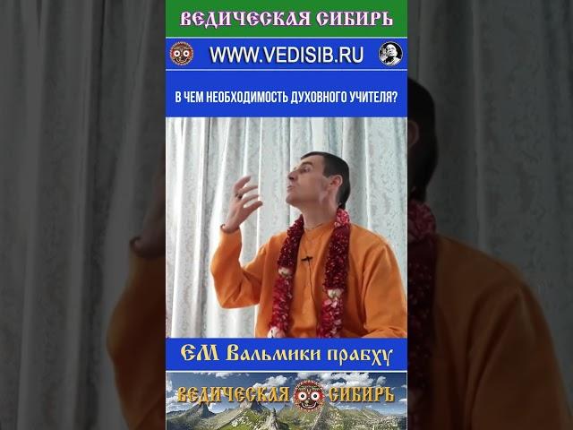 В чем необходимость духовного учителя? #душа #гуру #учитель #саморазвитие #ведическая #сибирь