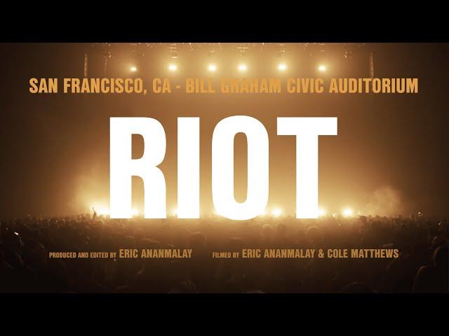 RIOT LIVE SET @ BILL GRAHAM AUDITORIUM