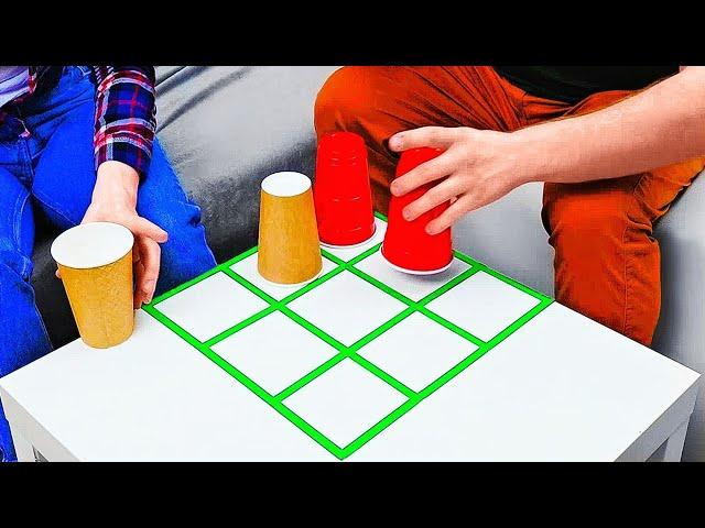 GIOCHI DIVERTENTI UTILIZZANDO COSE SEMPLICI || Giochi per Feste