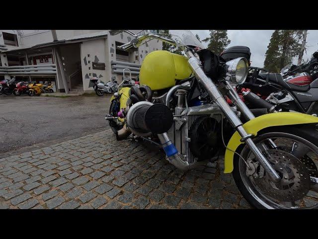 Hoss Boss V8 Motorcycles. Saariselkä, Jänkhällä jytisee