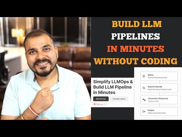 Simplify LLMOps & Build LLM Pipeline in Minutes