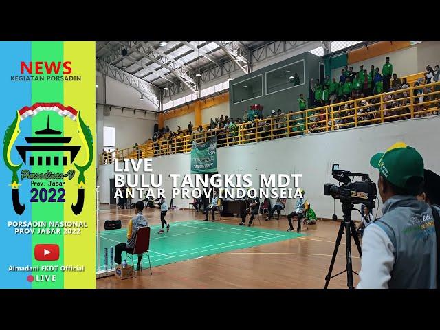 LIVE FINAL BULU TANGKIS MDT ANTAR PROVINSI| PORSADINAS | PROV JBAR 2022