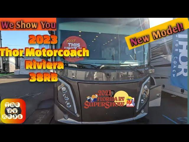 Exciting DP Coach! 2023 Thor Riviera 38RB At The 2023 FRVTA Florida RV Supershow!