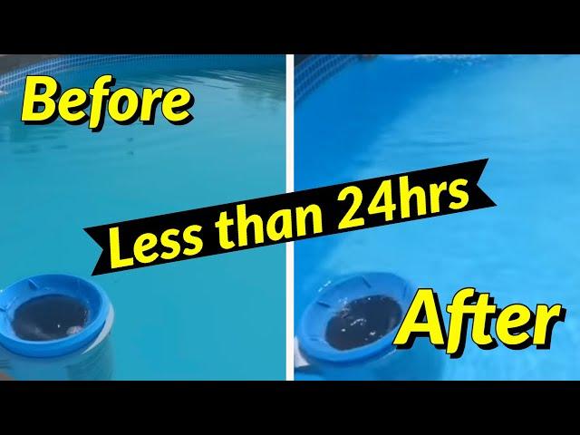 Cloudy pool water fix