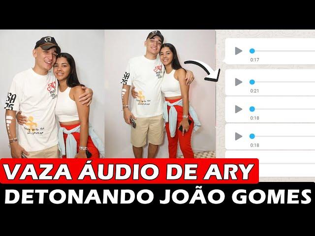 Vaza áudio de Ary Mirelle detonando João Gomes: ''Pessoalmente é outra pessoa''