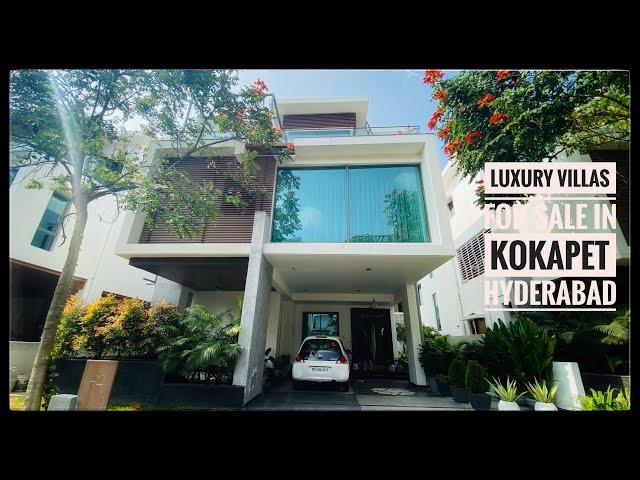 4,500 SFT || 4 BHK Villa for sale in Hyderabad | Villas in Kokapet |  Houses adda