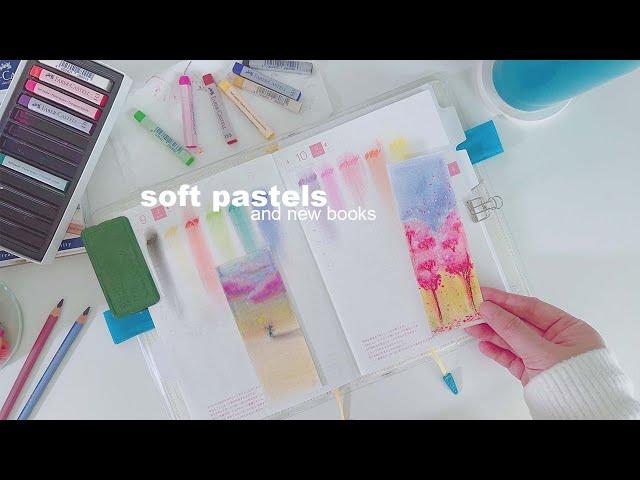 Trying Faber Castell Soft Pastels | New Books