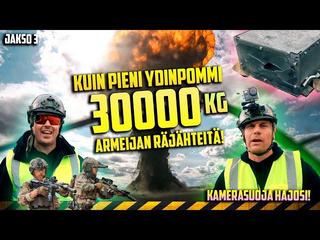 Huge 30,000kg mass explosion looks like Mini NUKE! Old military equipment!