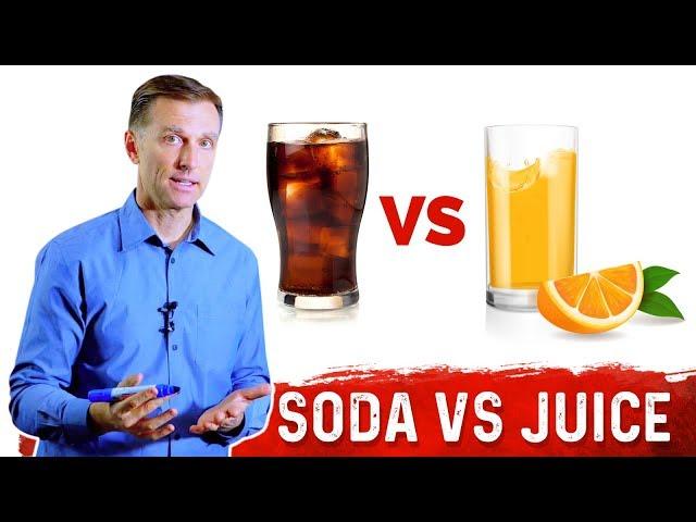 Soda vs 100% Real Fruit Juice: What Is Healthier? – Dr.Berg