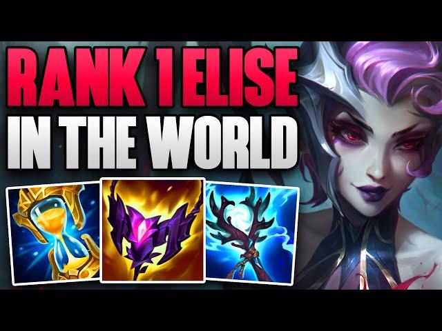 BEST ELISE IN THE WORLD DOMINATING SPLIT 3! | CHALLENGER ELISE JUNGLE GAMEPLAY | Patch 14.19 S14