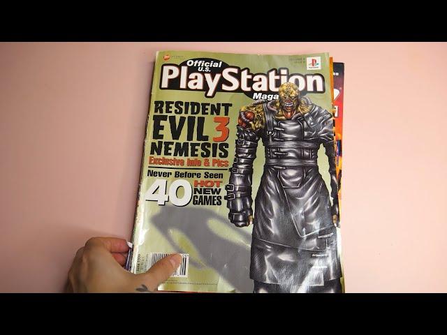 ASMR - 90s Gaming Magazine Flipping pt. 2   (Whispered, Page Crinkles, Tapping) ~ 1 hour