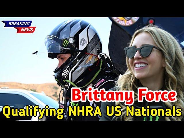 John and Brittany Force lead qualifying at NHRA US Nationals || national hot rod association