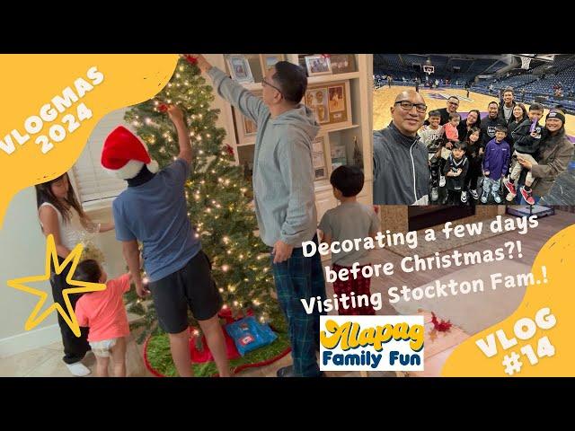 We Finally Put Up Our Christmas Tree! + Caught Up With PBA Fam. The Belascos! | Alapag Family Fun