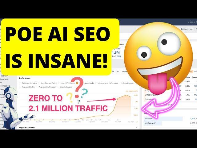 How to Create FREE 1 Click AI SEO Tools w/ Poe AI