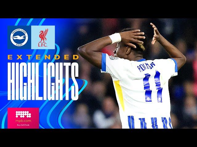 EXTENDED HIGHLIGHTS | Brighton v Liverpool | Carabao Cup