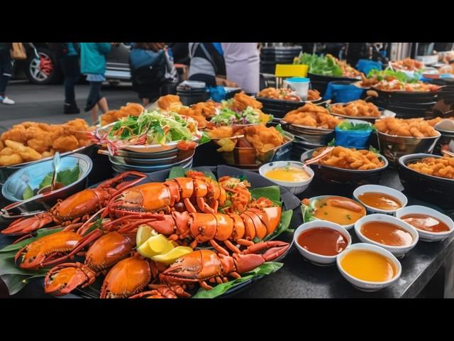 Ep5 Big Lobster Seafood Along with Many Popular Dishes in Asia Best Street Foods Collection 2024