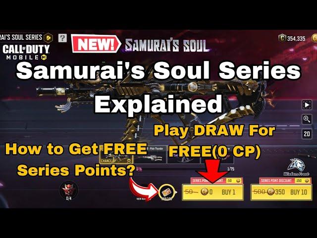 Samurai's Soul Series Explained | How to FREE Series Points to Play FREE Draw Cod Mobile 2024