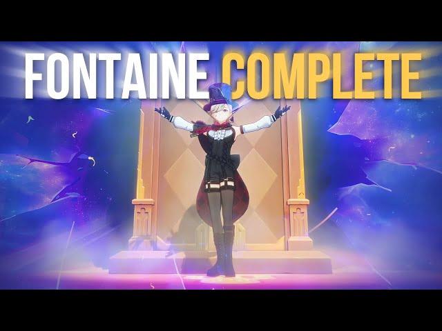 I Completed EVERYTHING in Fontaine in 24 Hours | Genshin Impact