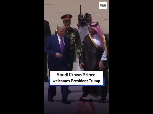 Saudi Crown Prince welcomes President Trump