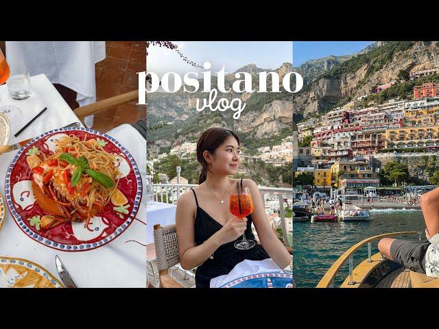 italy vlog  3 days in positano, capri boat tour, lemon pasta | amalfi coast travel