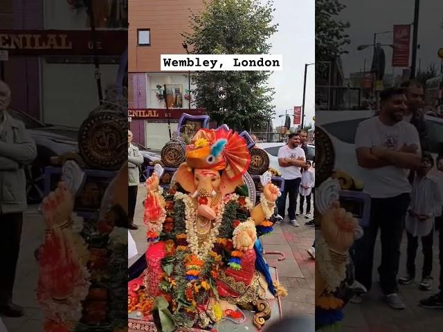 Ganpati Ayo Bappa Celebration in London #shorts #ganpatibappa