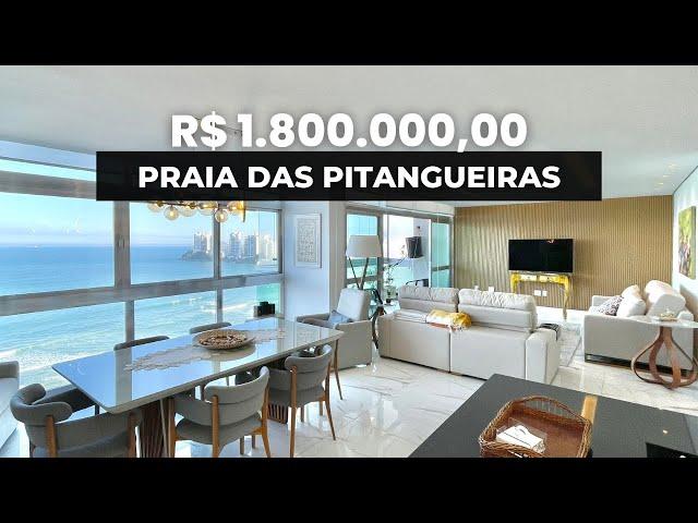 LUXUOSO APARTAMENTO FRENTE MAR | PRAIA DAS PITANGUEIRAS - GUARUJÁ/SP | R$1.800.000,00