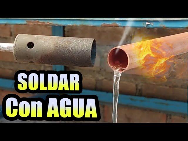COMO SOLDAR COBRE CON AGUA. 4 TRUCOS INFALIBLES . Pegar con flujo de agua