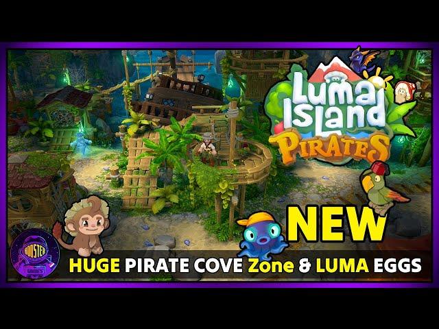 LIVE | Unlocking Pirate Cove Secrets - Luma Island Update Gameplay - Cozy Farming & Life Simulator
