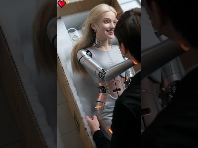 I ordered a bionic maid. She smiled at me—I froze.She’s not human, but somehow… she feels more real.
