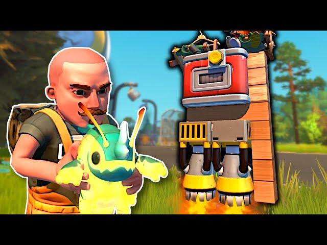 BUILDING A TINY ROCKET! - Scrap Mechanic Multiplayer Survival