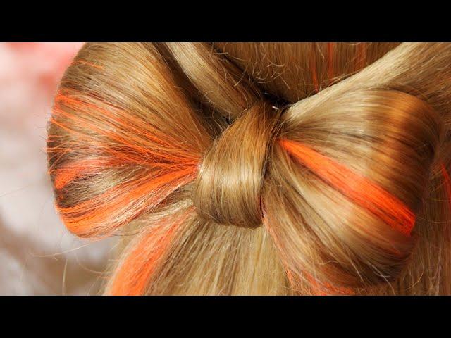 Бантик из волос | Hair bow | Лена Роговая | Hairstyles by REM | Copyright © #hairstyles