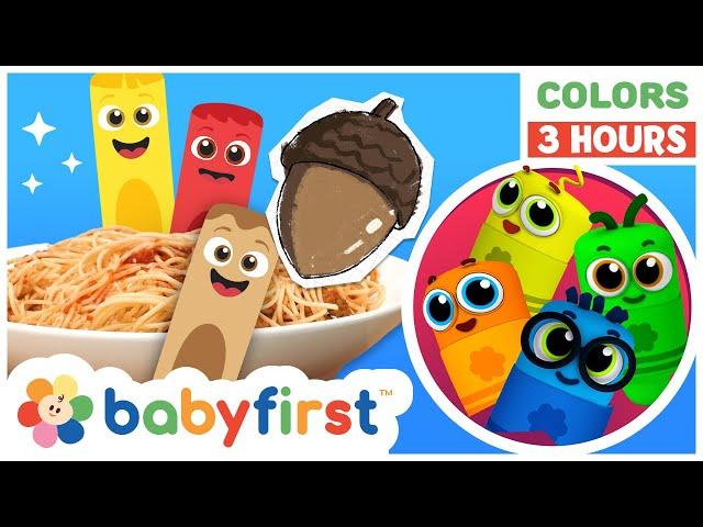 Educational Learning Video | Color Crew | 3 Hours | Learn Colors | Songs | Magic & Fun | BabyFirst