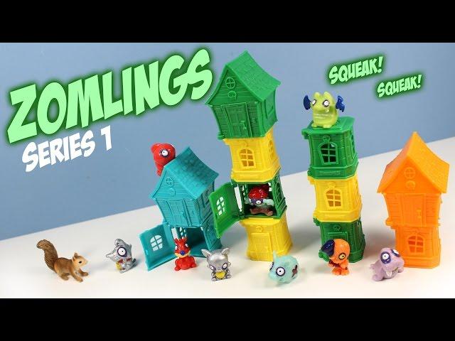 Zomlings In the town Series 1 Miniature Toys Opening